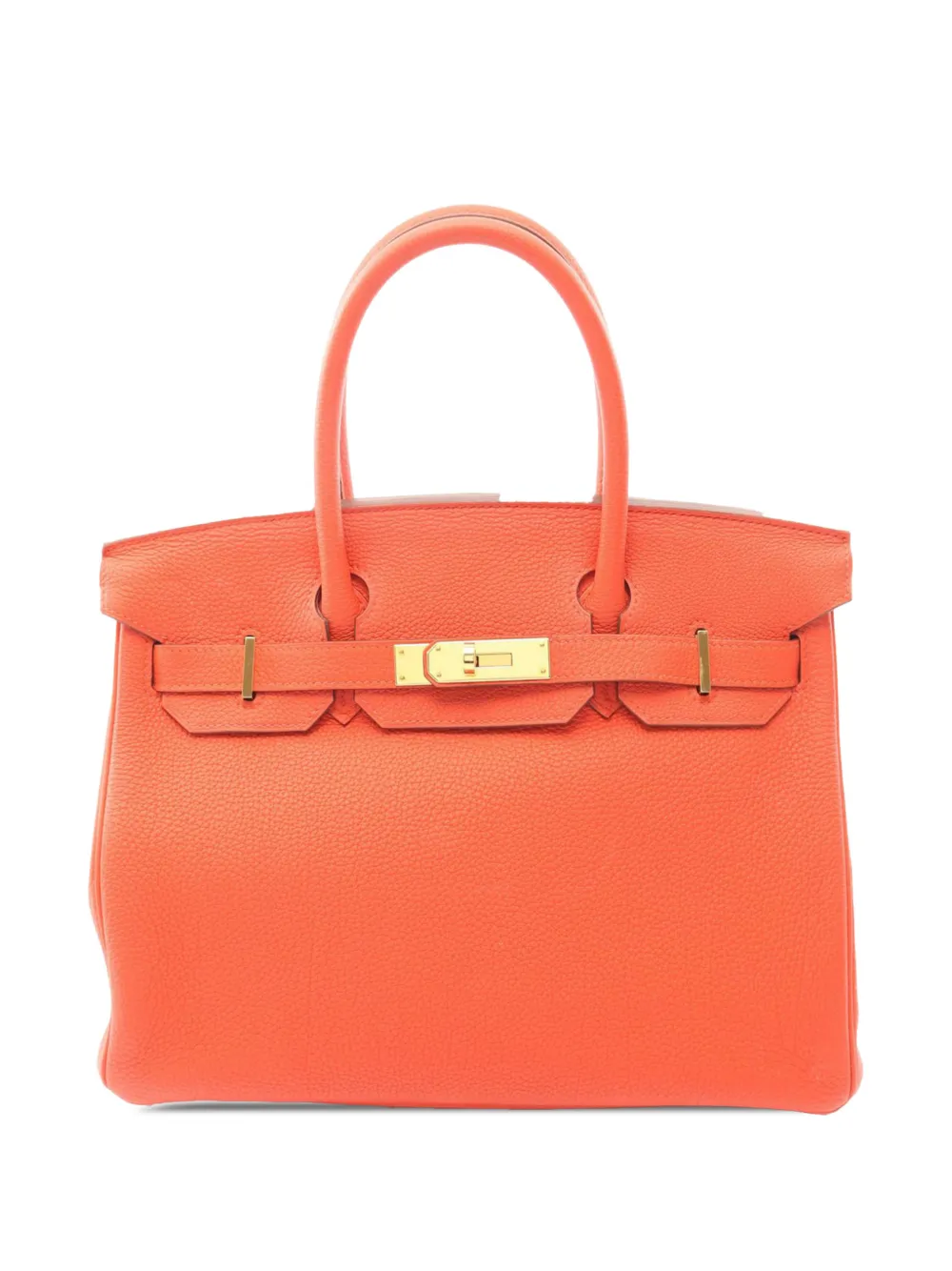 Hermès Pre-Owned 2016 Togo Birkin Retourne 30 handbag - Arancione