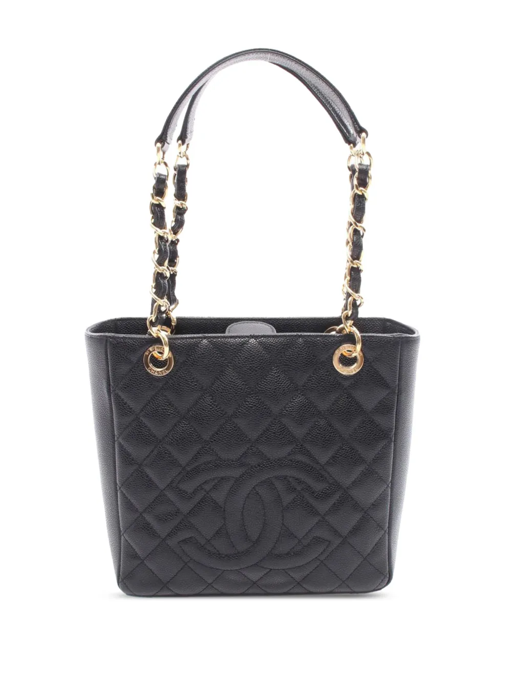CHANEL Pre-Owned 2011 Caviar Petite Shopping tote bag - Nero