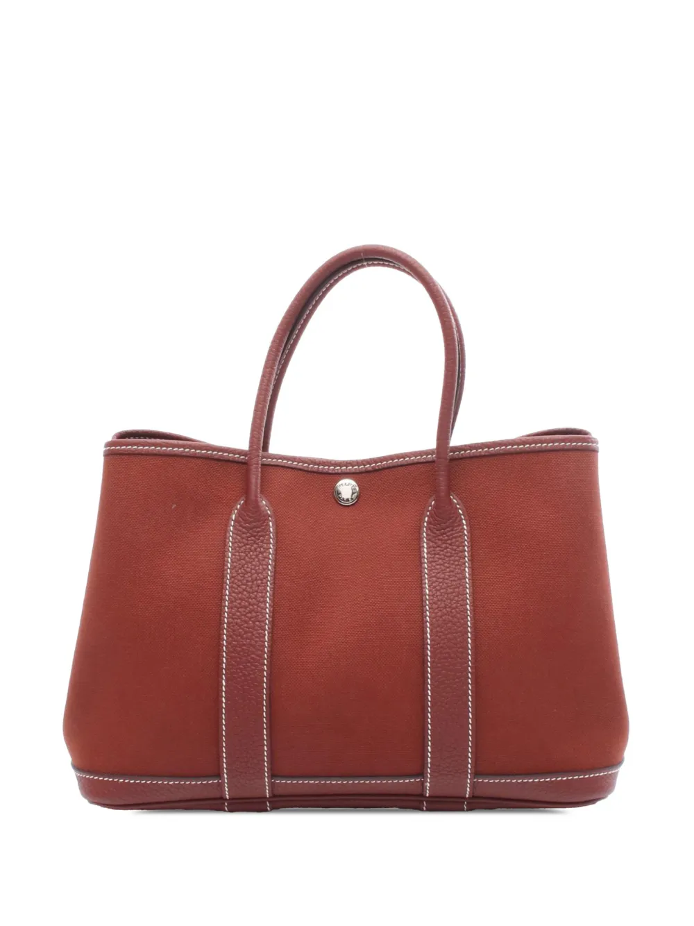 Hermès Pre-Owned 2019 Toile and Negonda Garden Party 30 tote bag - Rosso