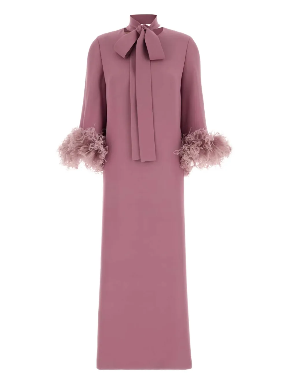 Valentino Garavani bow-detail midi dress - Rosa