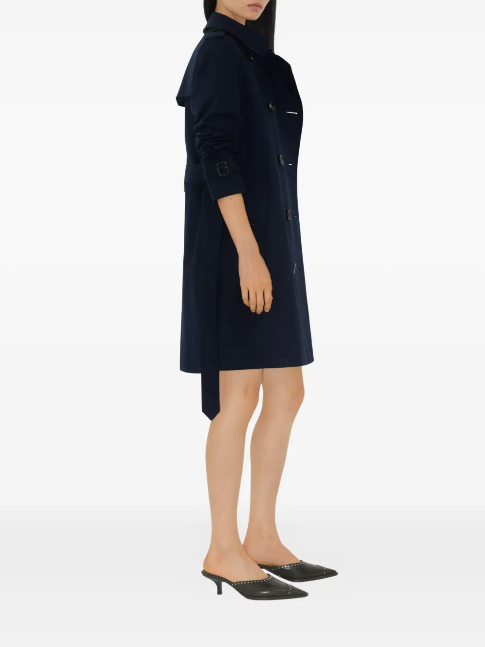 Burberry Kensington Heritage trenchcoat Blauw