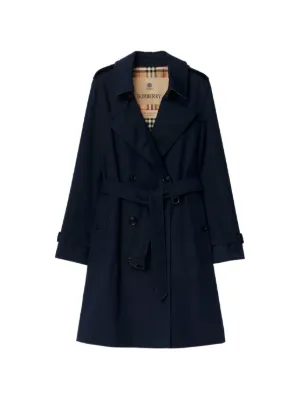 Burberry ダブルブレスト トレンチコート | ブラック | FARFETCH JP