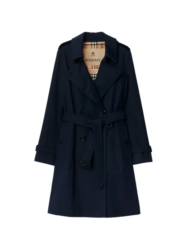 Burberry Kensington トレンチコート | ブルー | FARFETCH JP