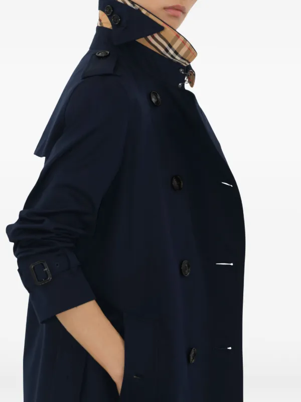 Burberry Kensington トレンチコート | ブルー | FARFETCH JP