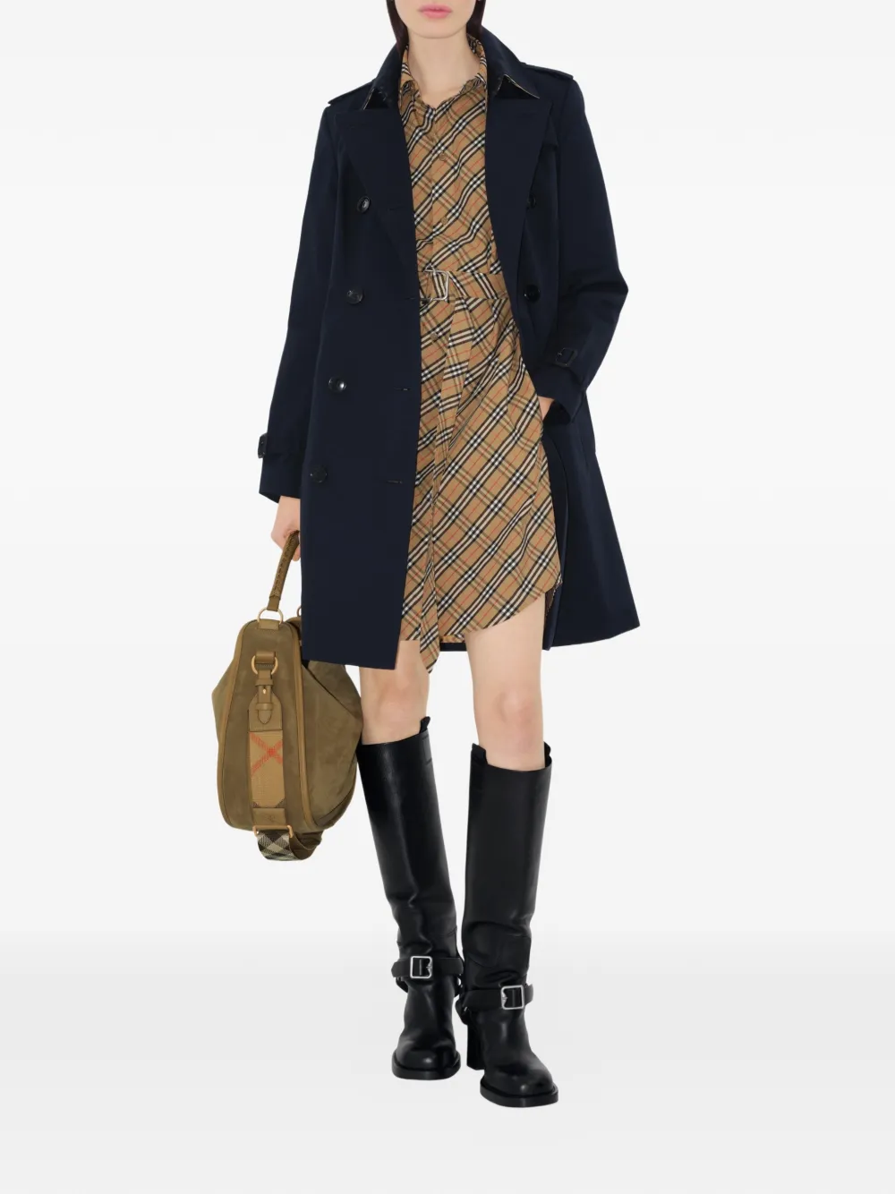  Burberry Chelsea Trench Coat - Blue 