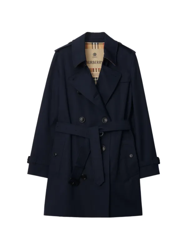 Burberry ケンジントン ヘリテージ トレンチコート | ブルー | FARFETCH JP