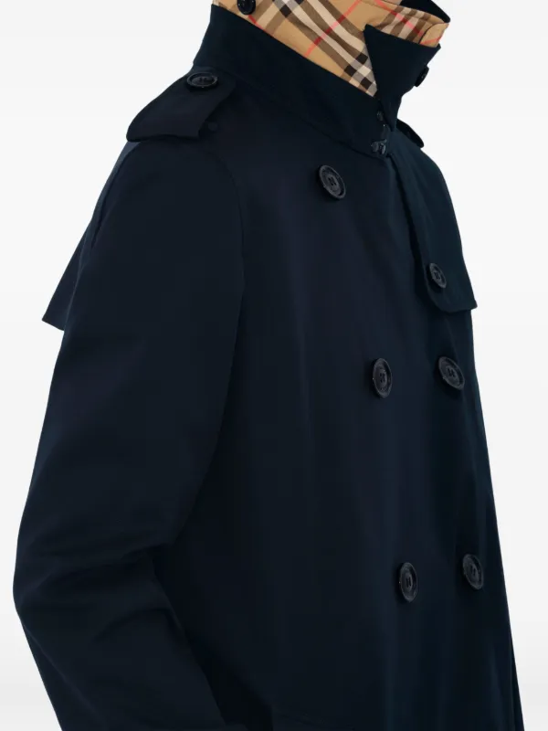 Burberry Kensington トレンチコート | ブルー | FARFETCH JP