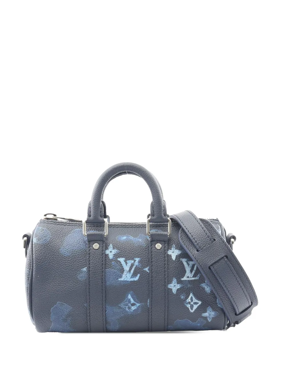 Louis Vuitton Pre-Owned 2021-2025 Taurillon Ink Watercolor Keepall Bandouliere XS satchel - Blue