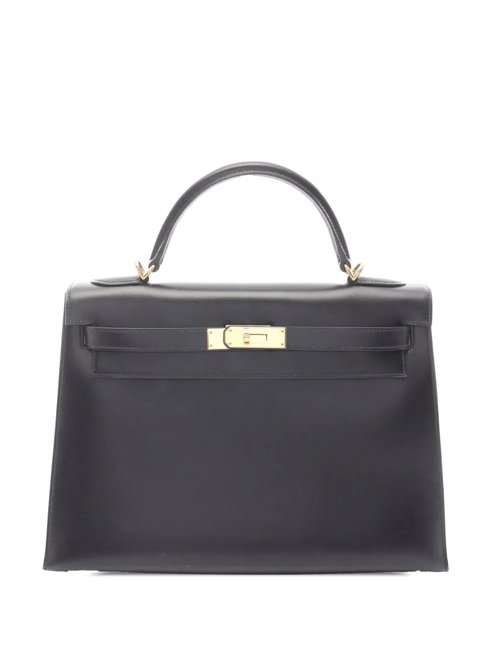 Hermès Pre-Owned 2005 Box Calf Kelly II Sellier 32 handbag - Nero