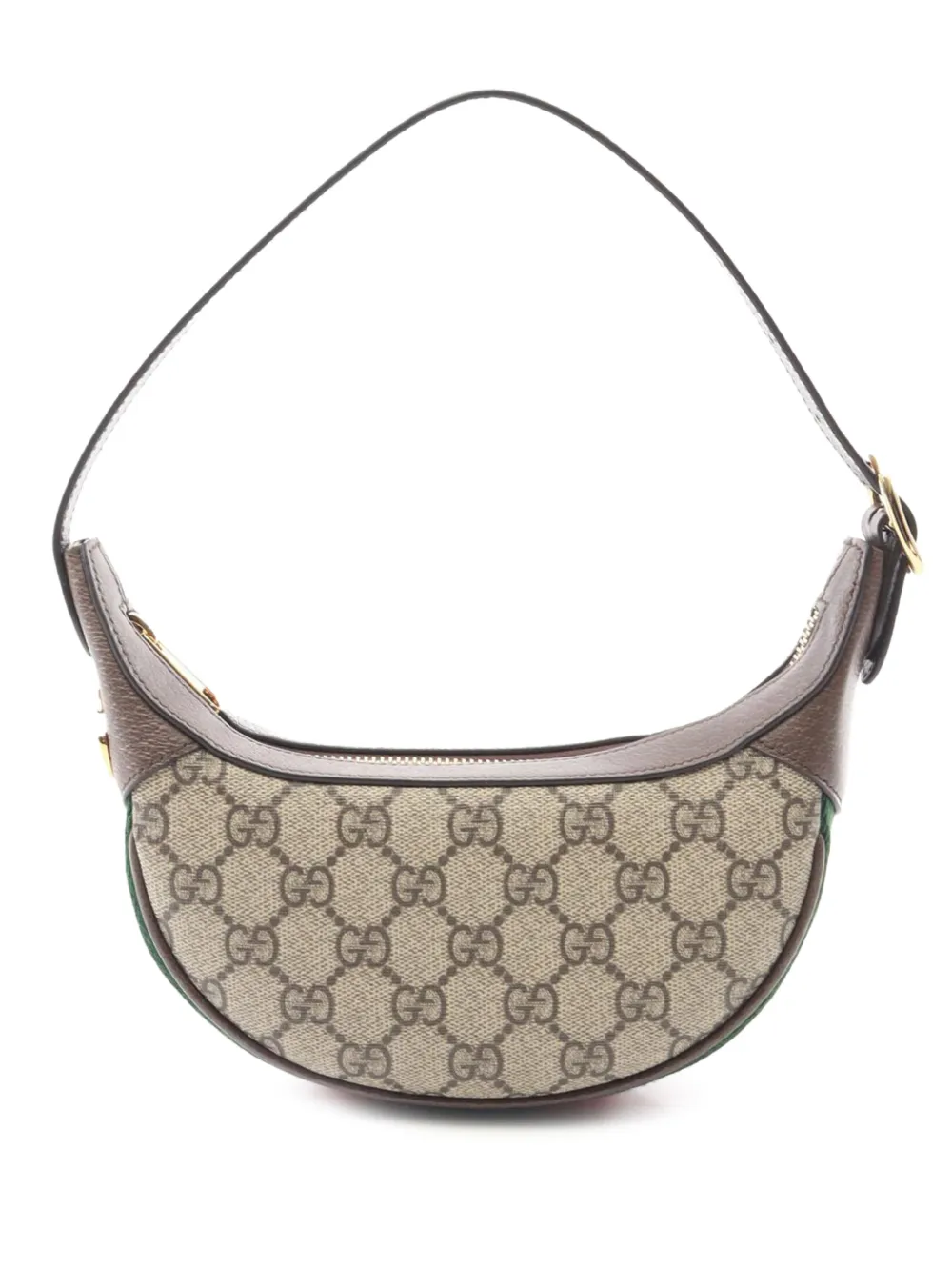 Gucci Pre-Owned 2016-2025 Mini GG Supreme Ophidia shoulder bag - Marrone