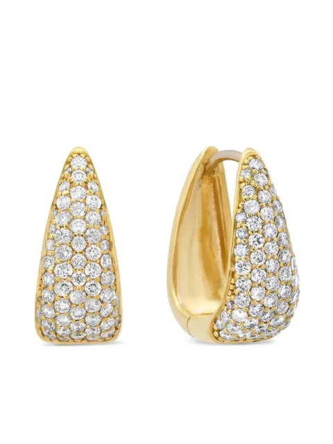 Jennifer Meyer mini teardrop diamond earrings
