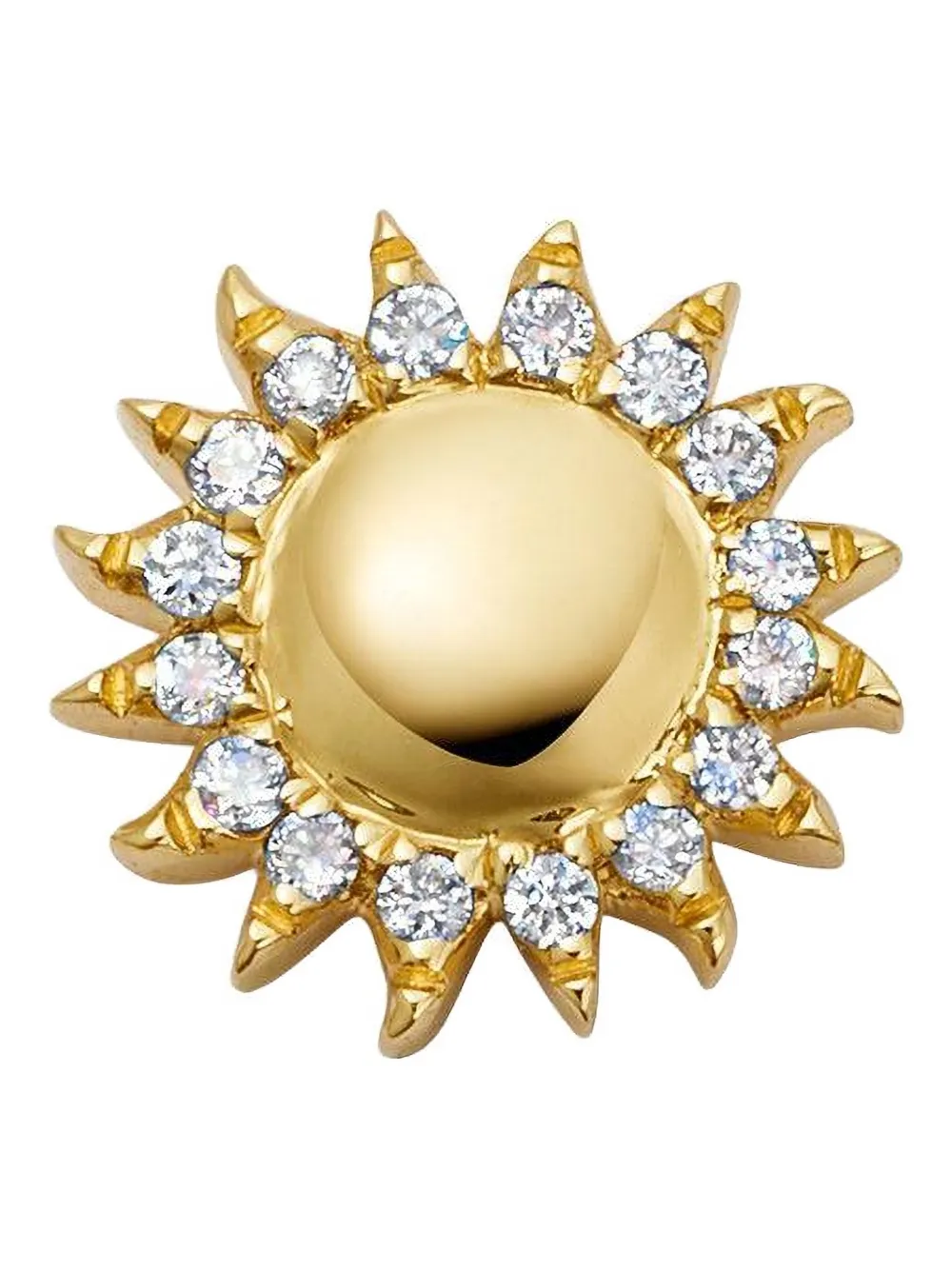 Loquet Sunshine diamond locket charm - Oro