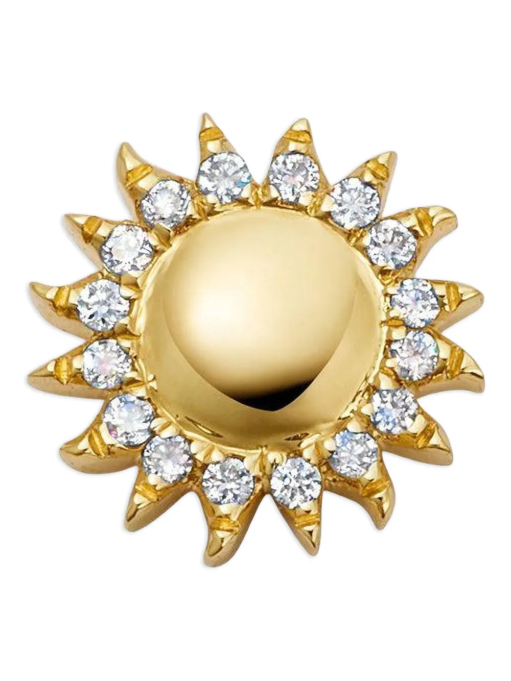 Loquet Sunshine diamond locket charm - Oro