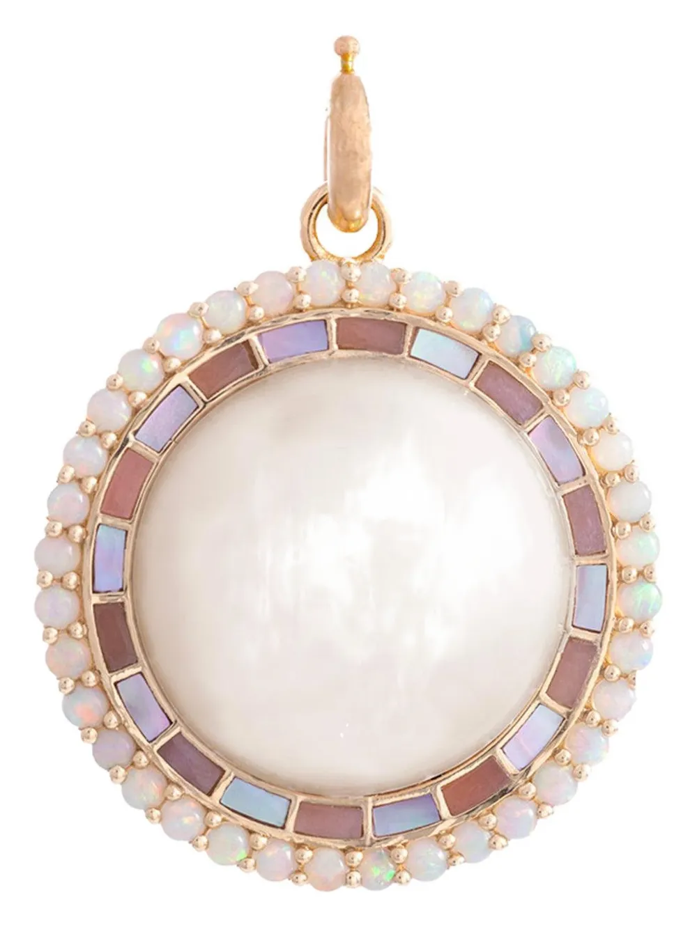 Storrow Jewelry Josephine opal and pearl pendant - Oro
