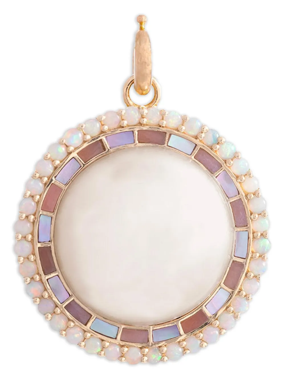 Storrow Jewelry Josephine opal and pearl pendant - Oro