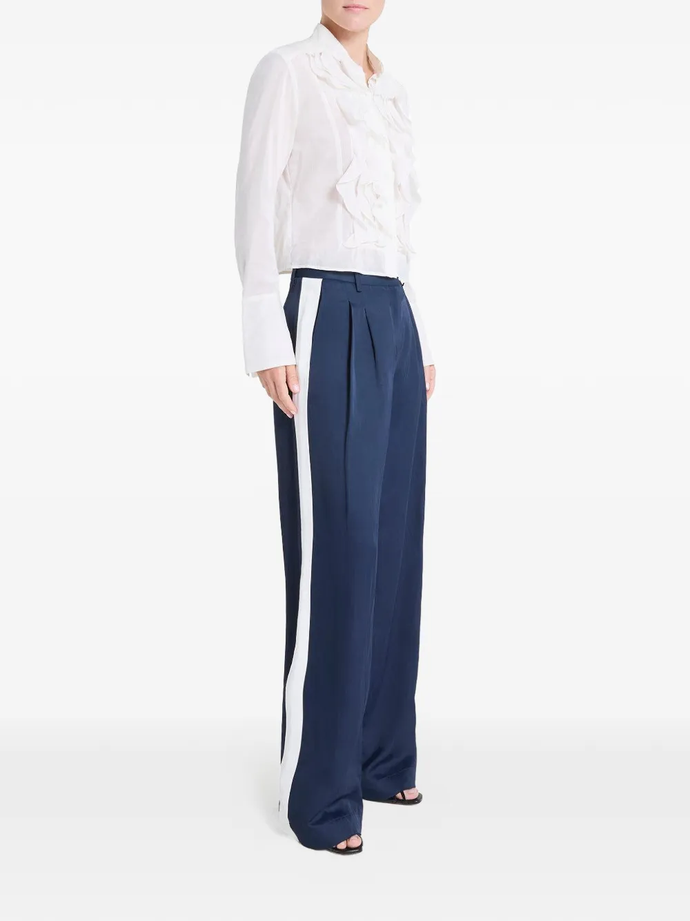  Twp Ruffled Patti Blouse - White 