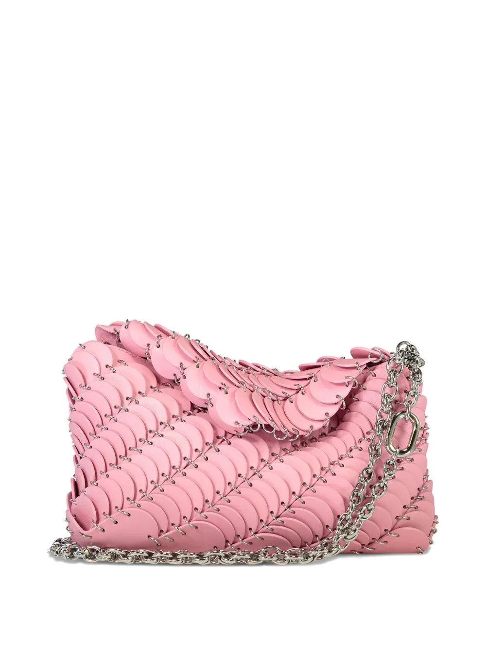 Rabanne Paco chain-strap shoulder bag - Roze