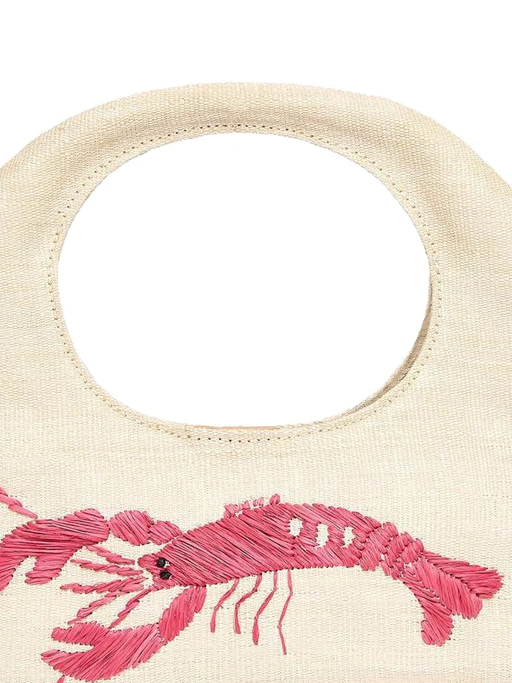 Poolside mini Lobster Bake tote bag - Beige