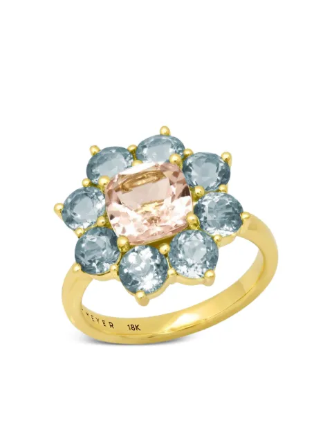 Jennifer Meyer aquamarine morganite flower ring