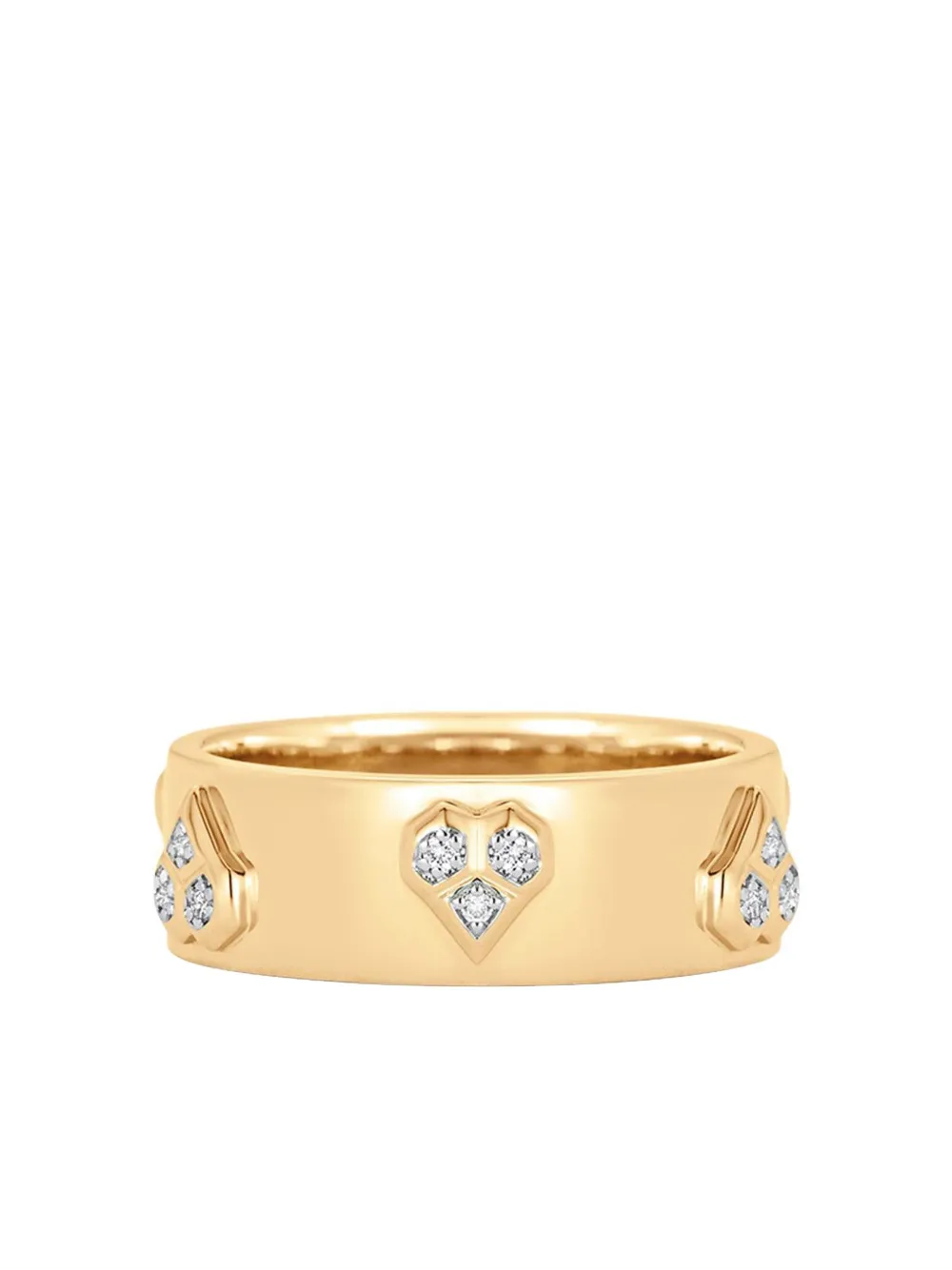 Sara Weinstock Honey Comb diamond ring - Gold