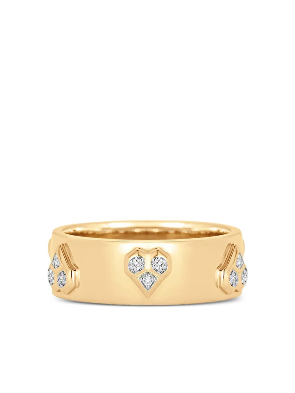 Sara Weinstock Honey Comb diamond ring - Gold