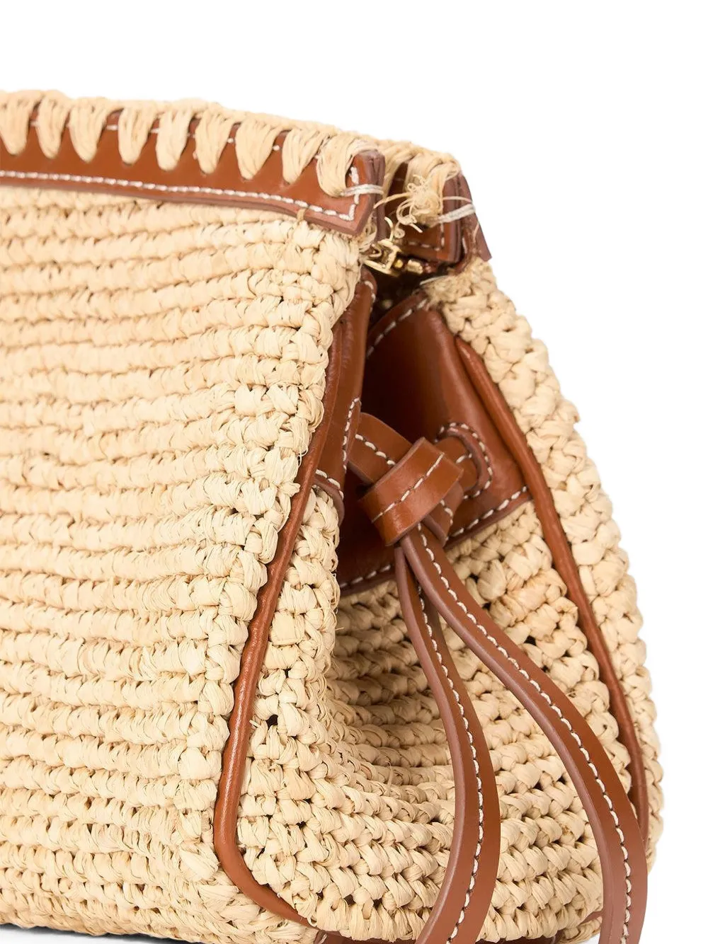 STAUD Maude verstelbare clutch Beige