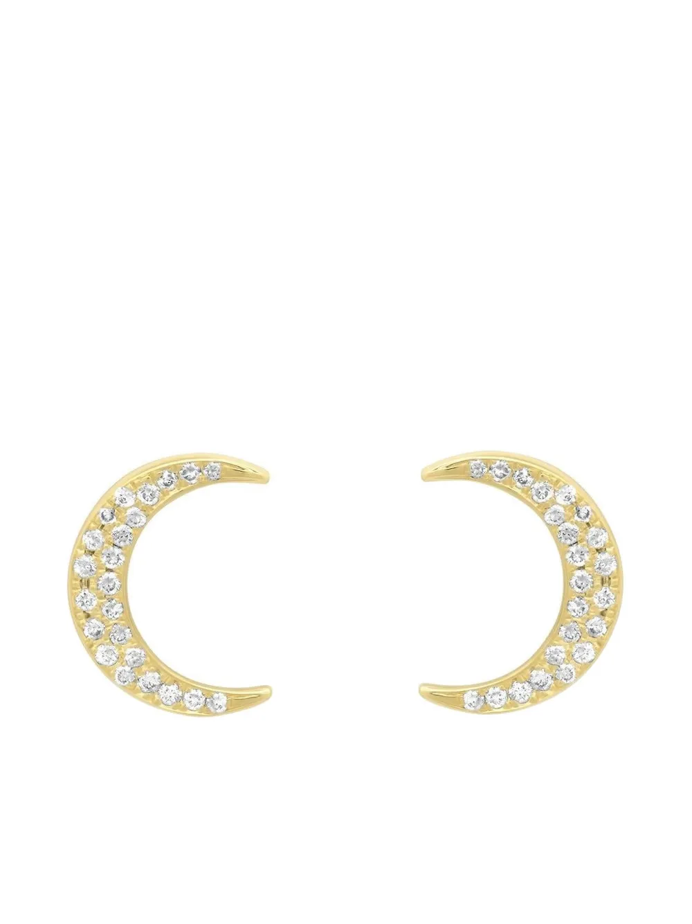 Jennifer Meyer mini Carson stud earrings - Oro