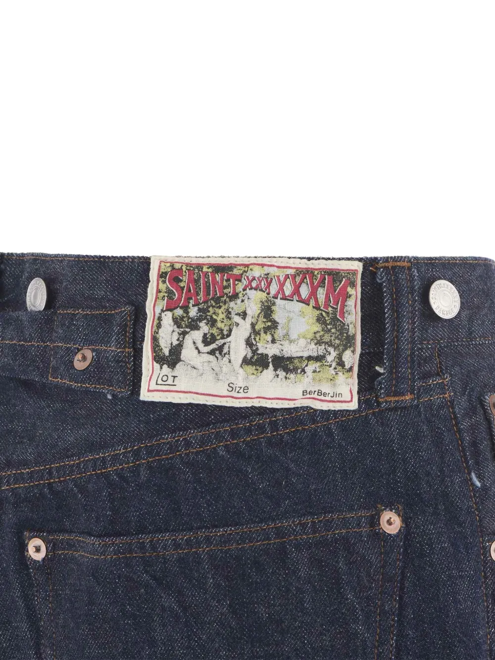 SAINT MXXXXXX Denim broek met vijf zakken Blauw