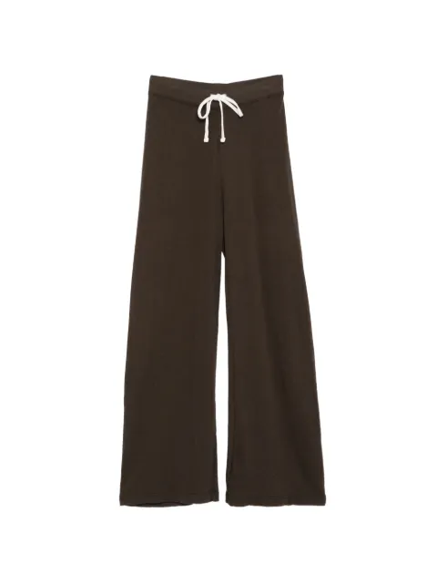 James Perse terry wide-leg trousers