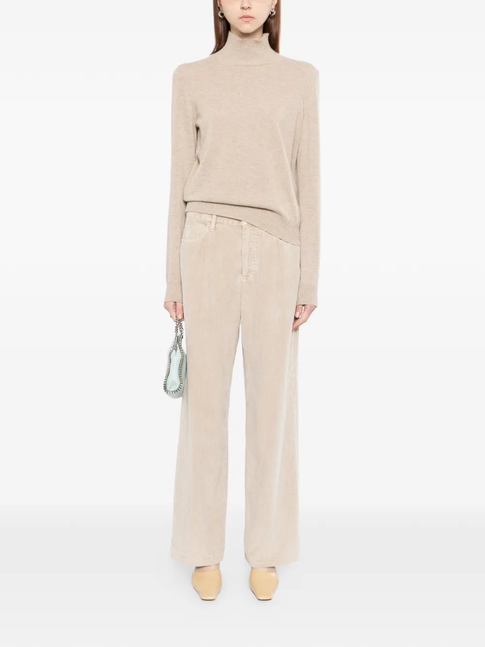 James Perse corduroy straight-leg trousers - Beige