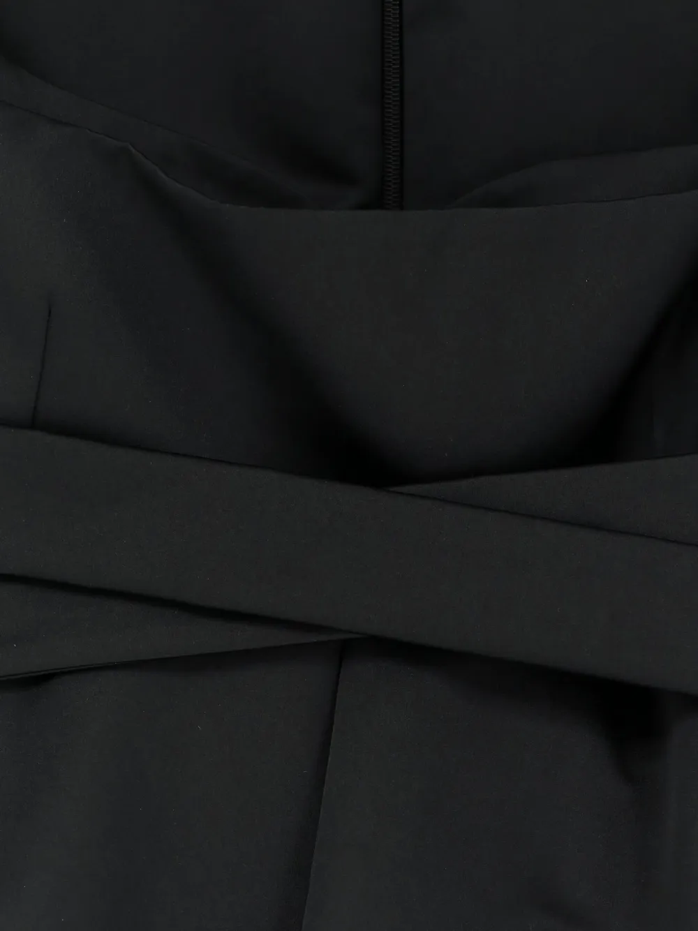 Alexander McQueen Mouwloze mini-jurk Zwart