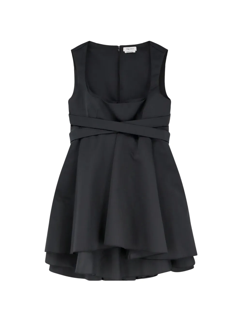 Alexander McQueen sleeveless mini dress - Black