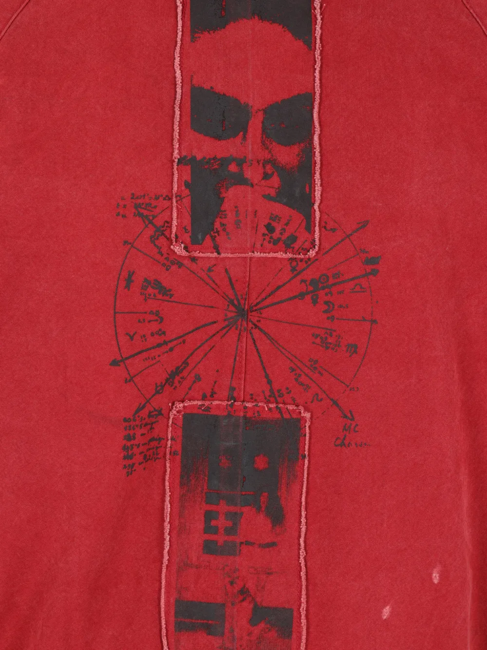 Enfants Riches Déprimés Jack met grafische print Rood