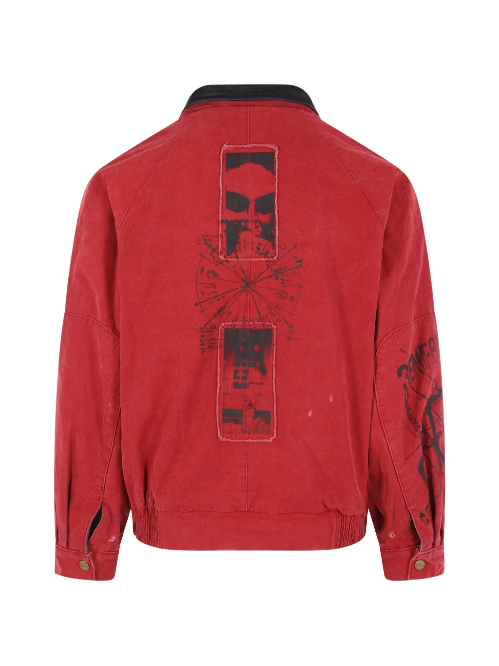 Enfants Riches Déprimés Jack met grafische print Rood