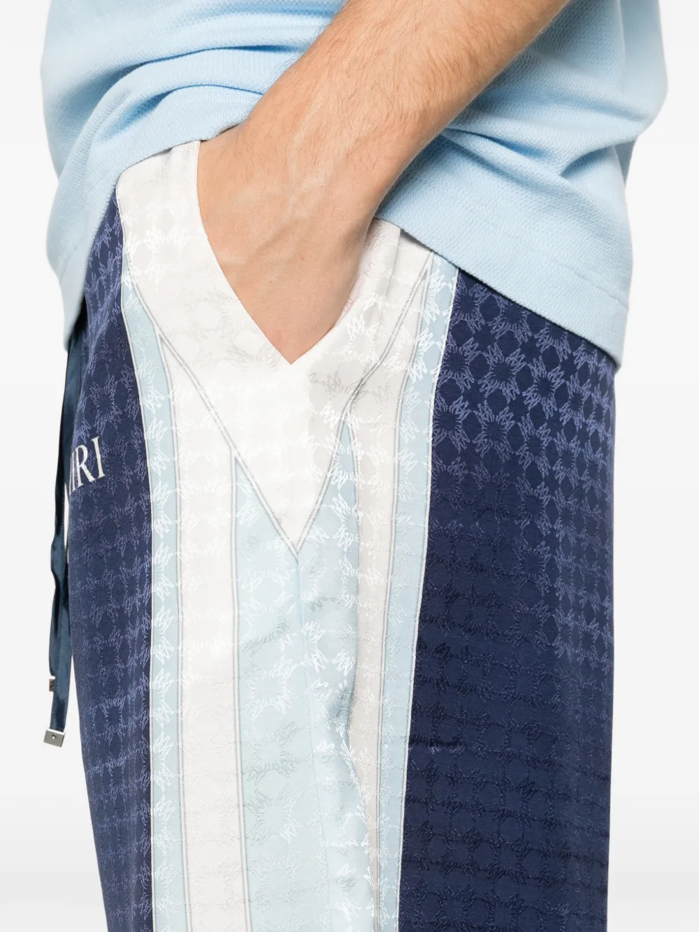 AMIRI Ma Quad shorts met trekkoord Blauw