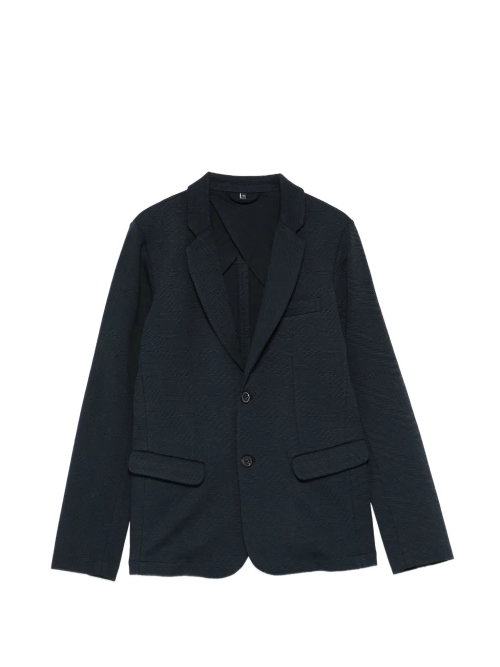 Emporio Armani Kids notched-lapel blazer - Blu