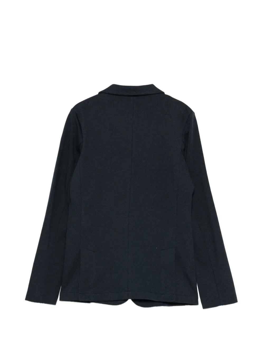 Emporio Armani Kids Blazer met bewerkte revers Blauw