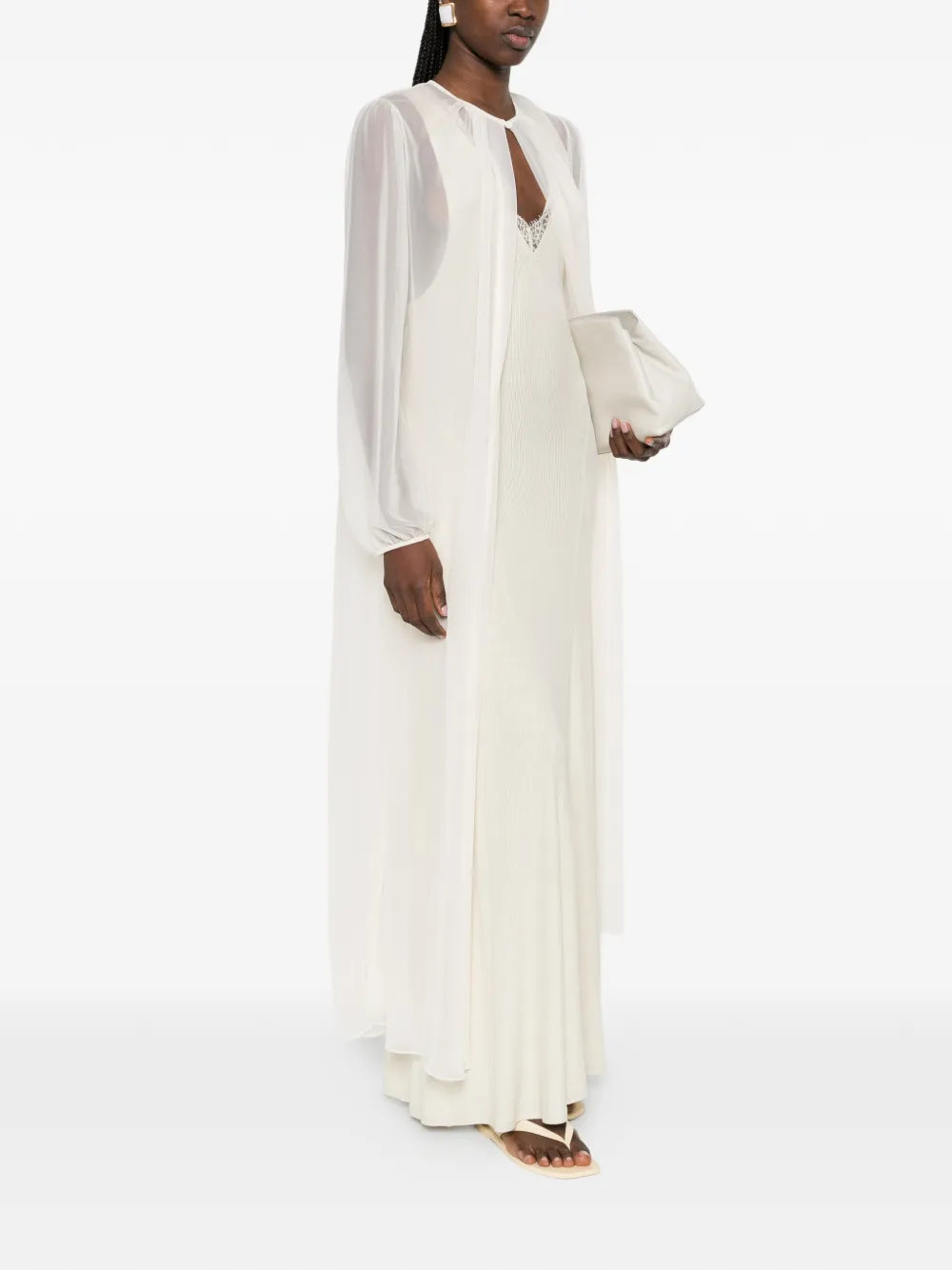  Forte Forte Long-sleeved Coat - White 
