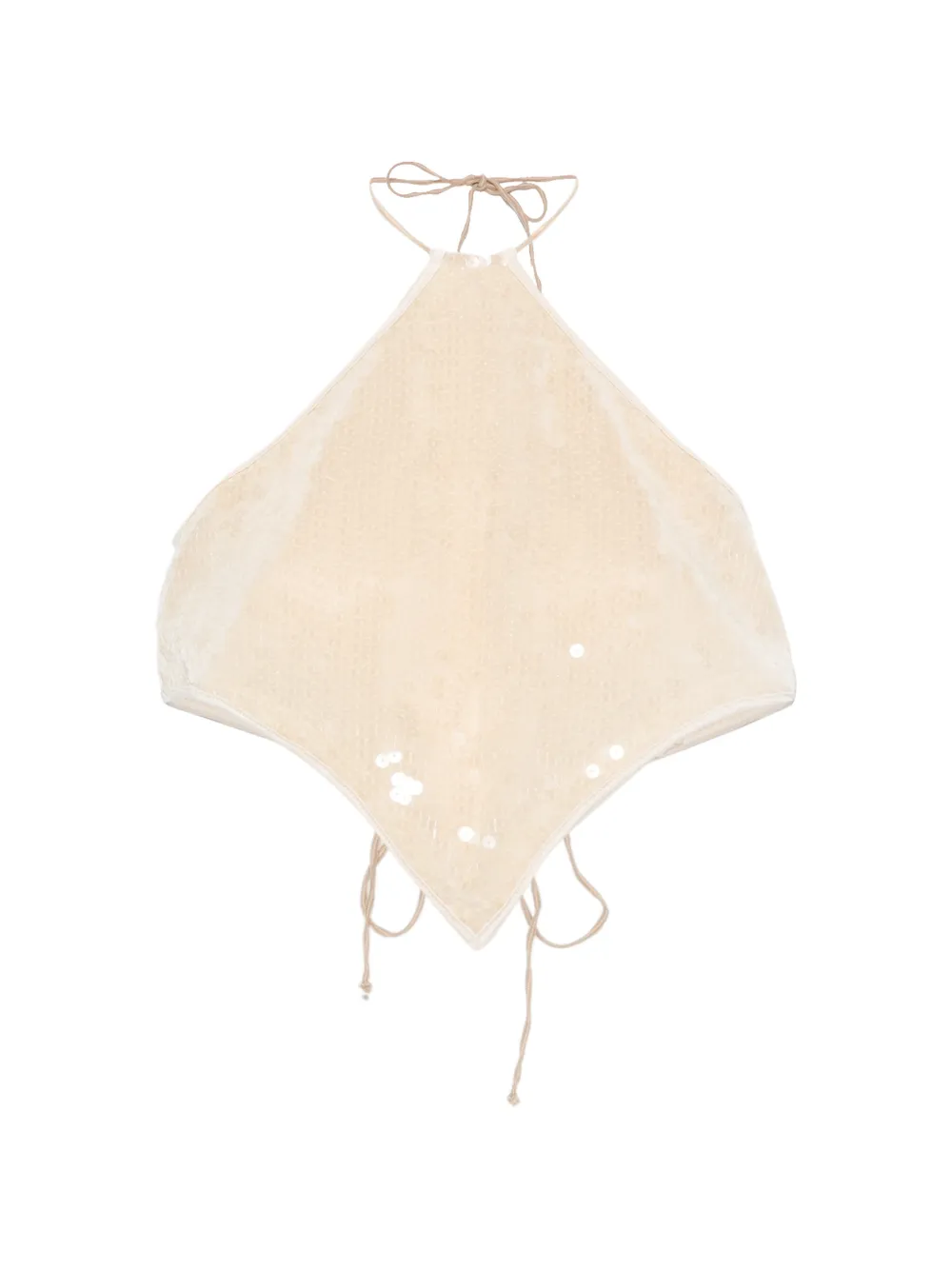 Oséree sequin-embellishment top - Toni neutri