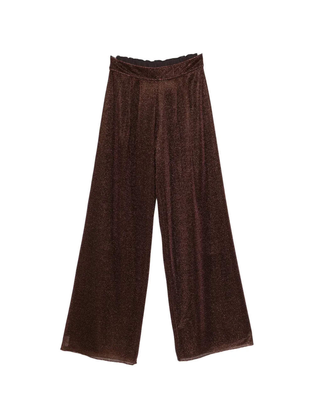Oséree wide-leg trousers - Marrone