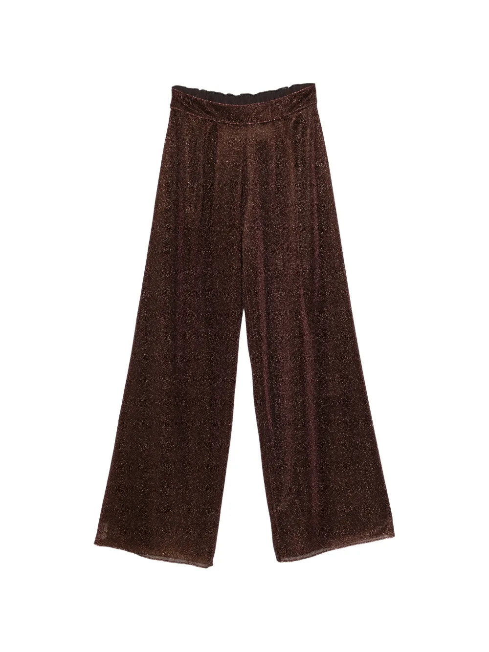 Oséree wide-leg trousers - Marrone