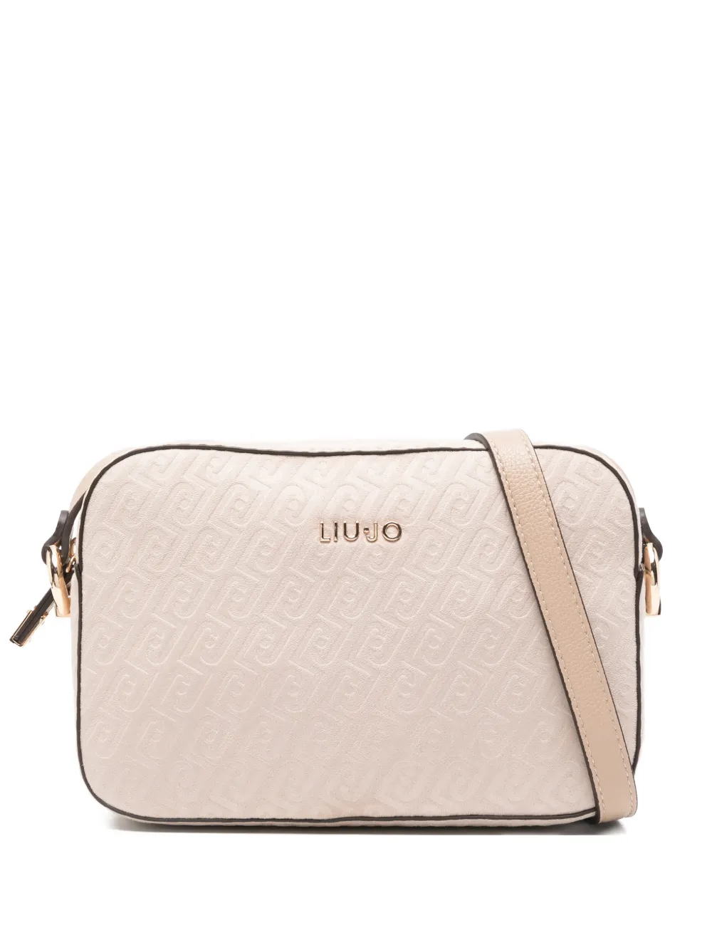 LIU JO logo-debossed cross body bag - Toni neutri