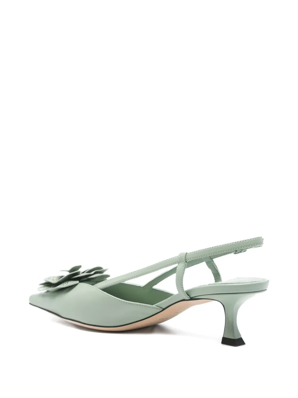 Jimmy Choo floral-detail pointed pumps Groen