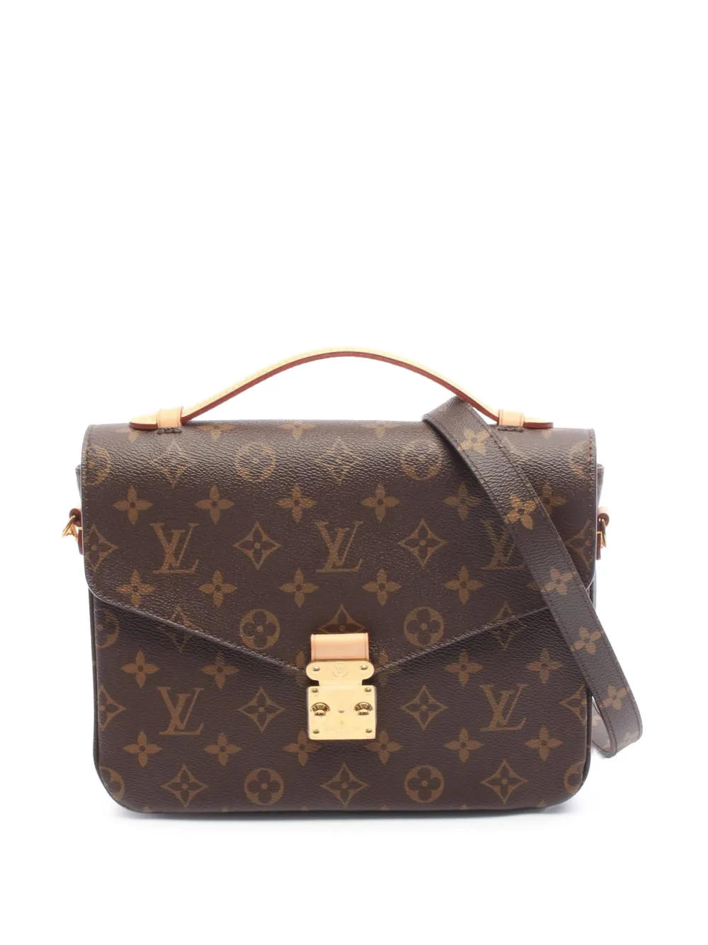 Louis Vuitton Pre-Owned 2017 Monogram Pochette Metis satchel - Marrone