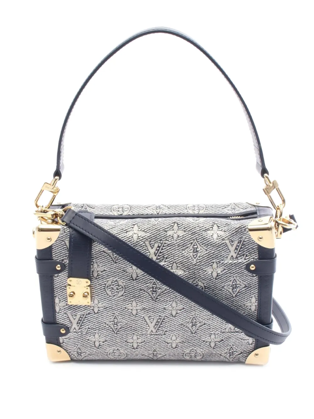Louis Vuitton Pre-Owned 2021-2025 Monogram Jacquard Side Trunk MM satchel - Blu