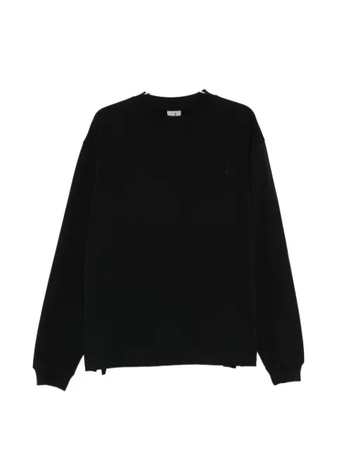 Rhun logo-detail long-sleeve top