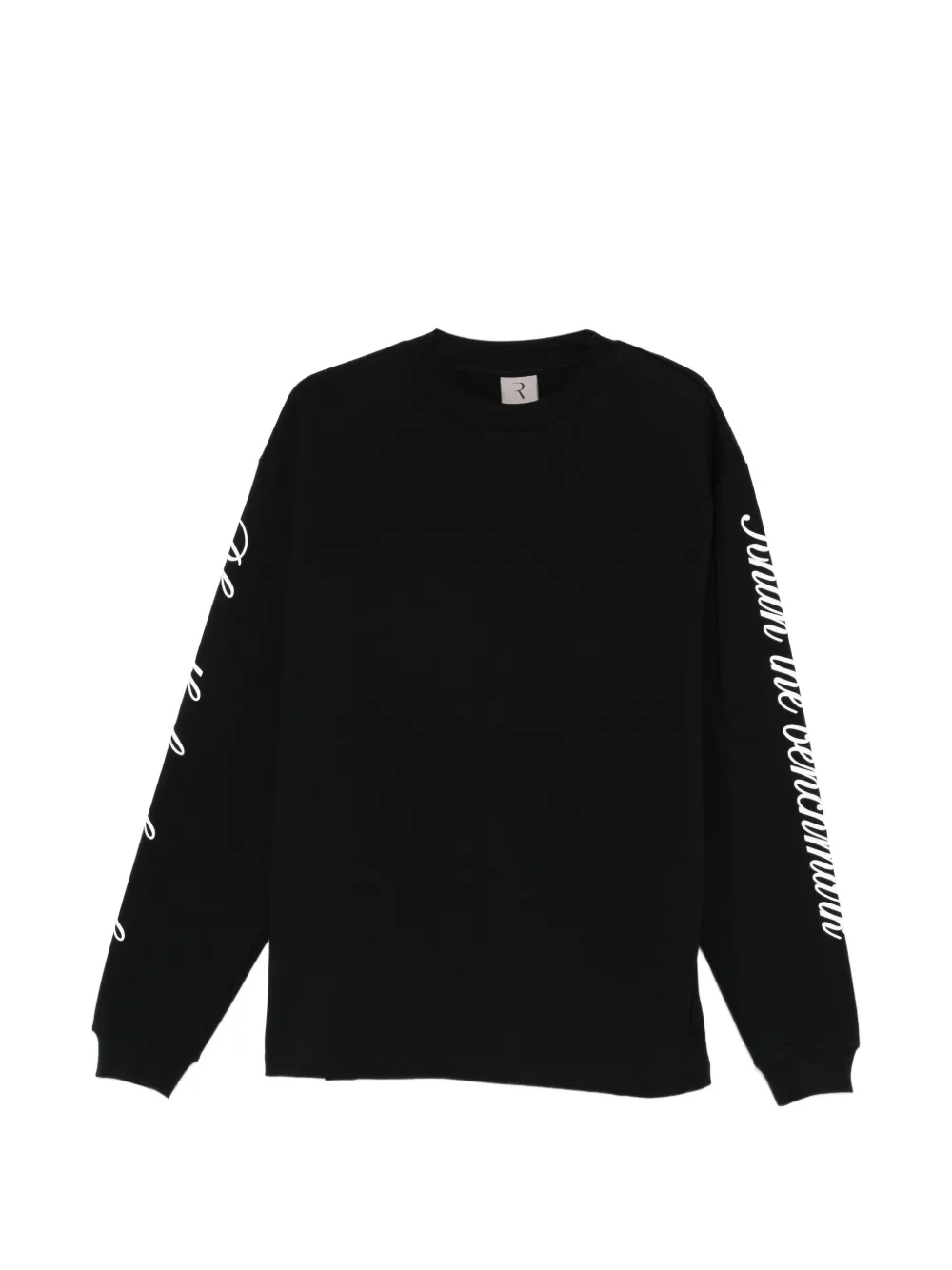 Rhun long-sleeve top - Nero