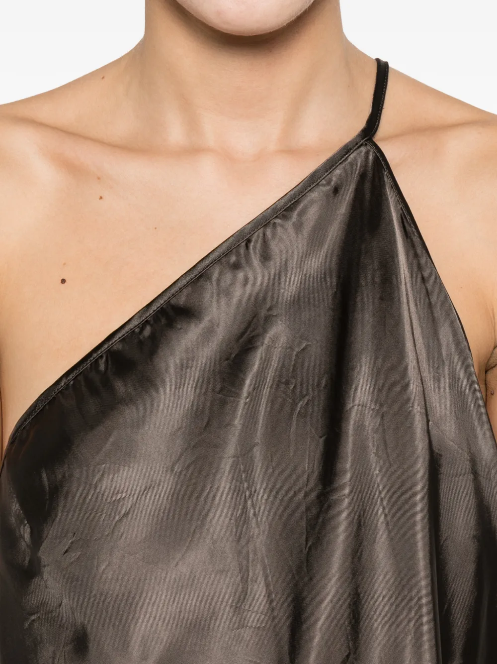 Rick Owens Asymmetrische top Bruin