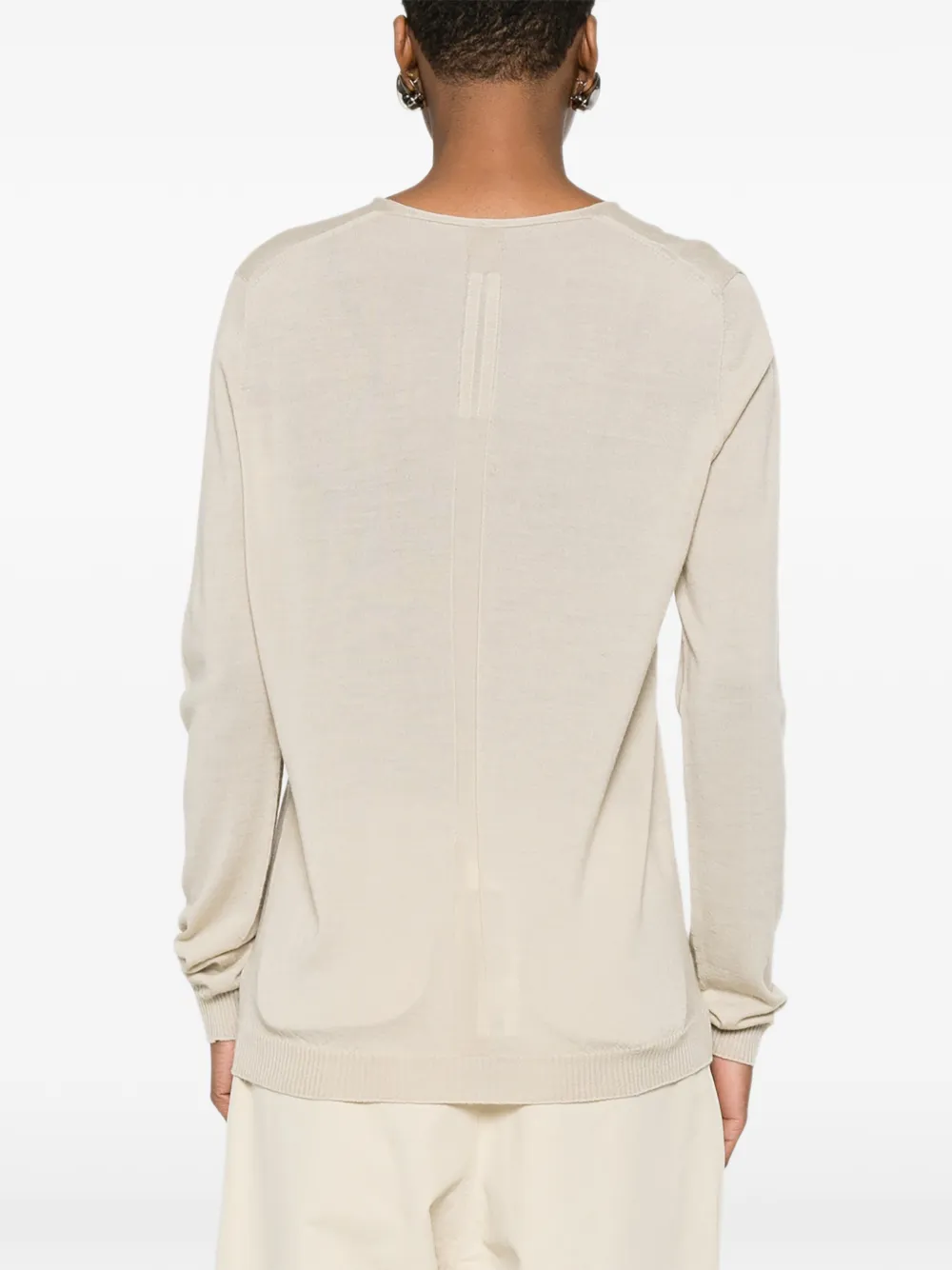 Rick Owens Trui met V-hals Beige