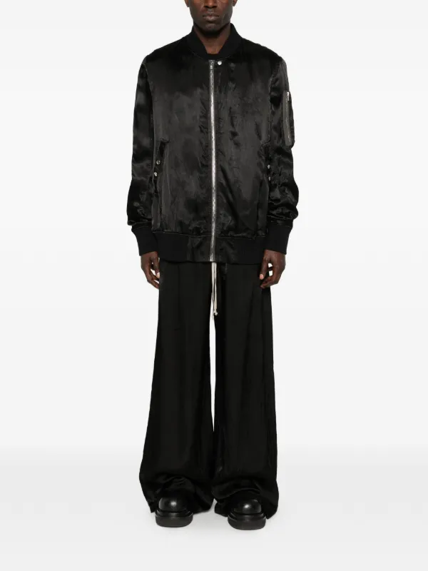 Rick Owens ボンバージャケット | ブラック | FARFETCH JP